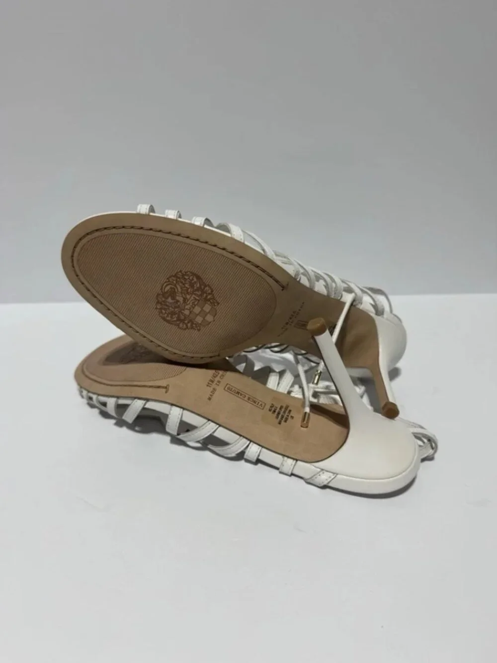 Vince Camuto Womens Tilly Sandals White Size 11 M